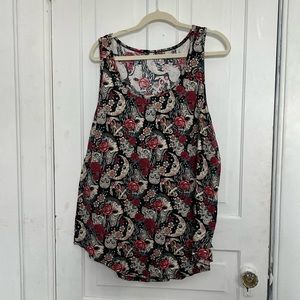 Torrid size 3  performance cotton scoop neck sleeveless active tank